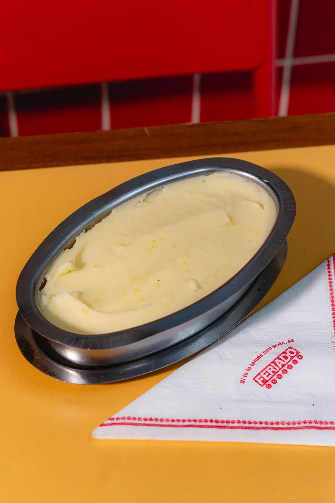 Popular item de Feriado Cantina: Puré de papas